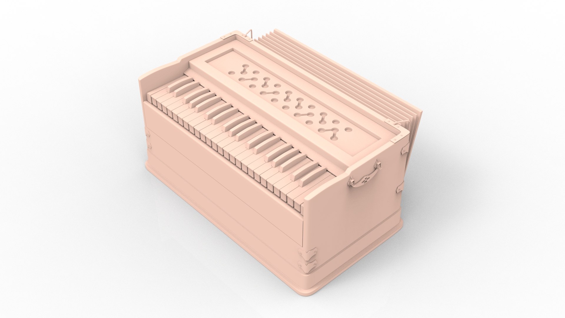 Harmonium 3D Model TurboSquid 2125971