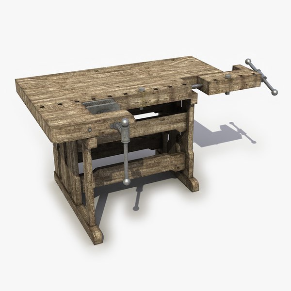 3d used workbench model