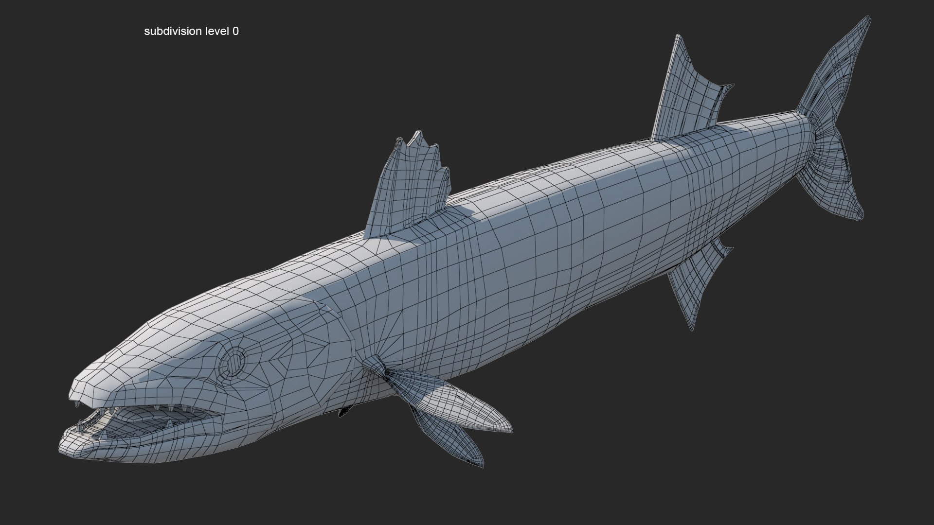 3d barracuda fish ray-finned https://p.turbosquid.com/ts-thumb/tV/pEbNOR/L8/wire01/jpg/1626966967/1920x1080/fit_q87/29d8c0ef154fa94b4425bae87927dc4c172ba74e/wire01.jpg