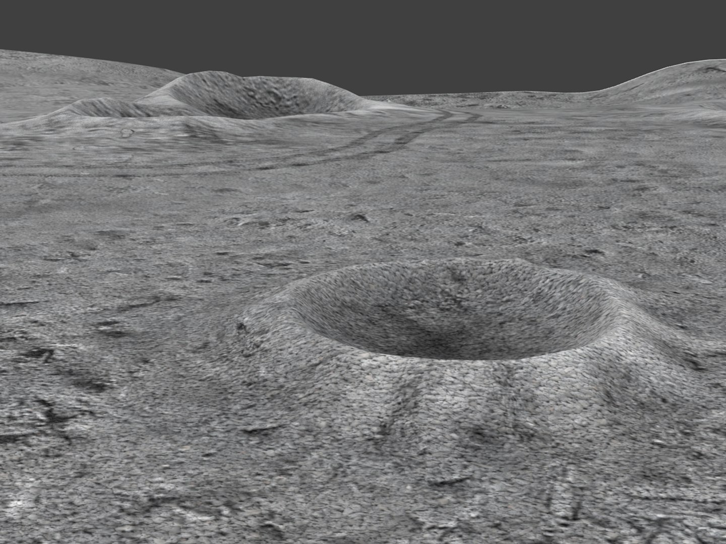 Moonscape Moon 3d Model