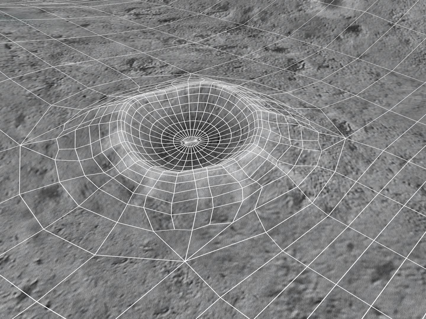 Moonscape Moon 3d Model