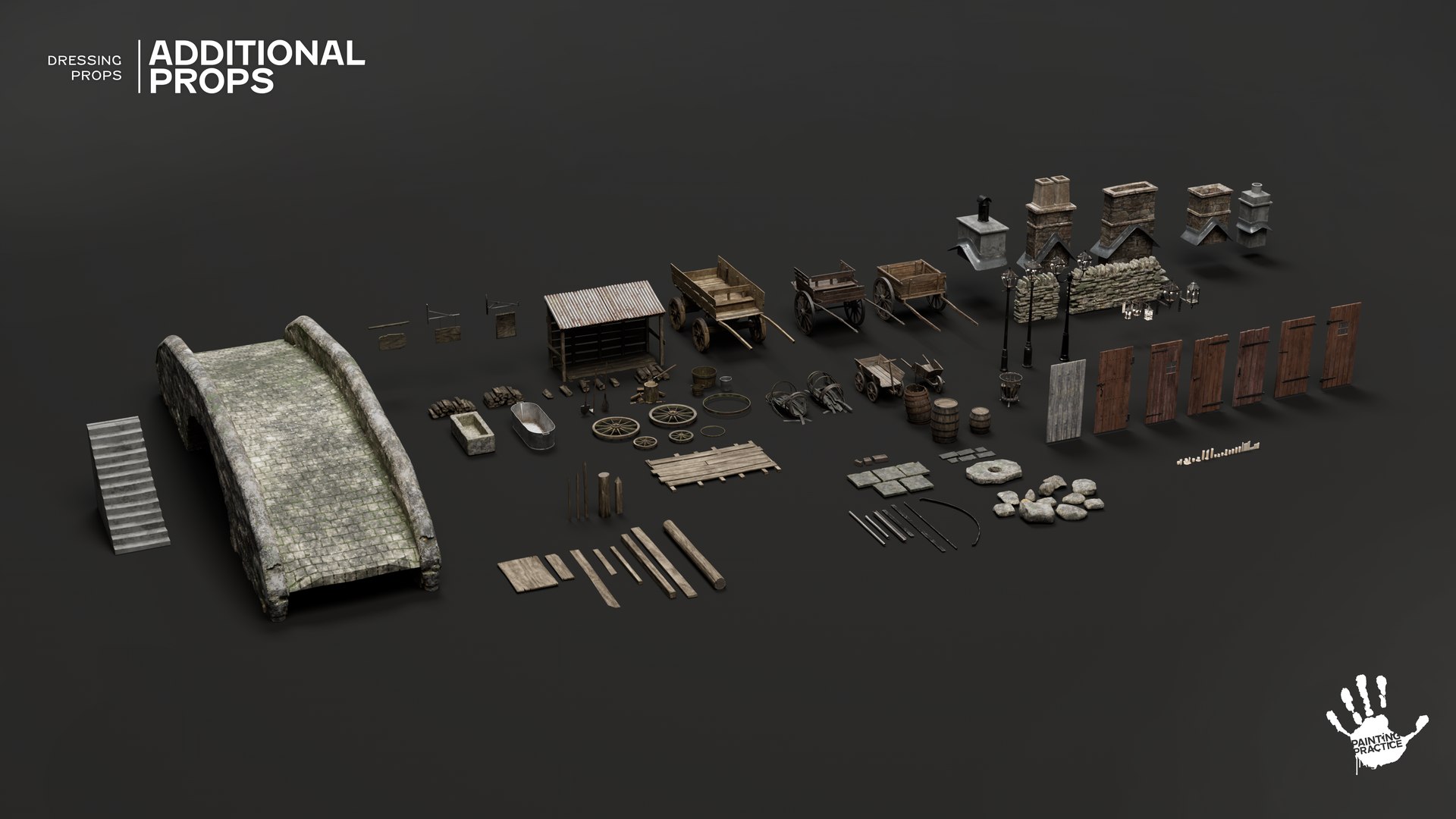 Plan V Ye Old Villages A Multi-Purpose World-Building Kit 3D Model ...