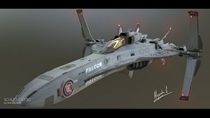 fi star fighter 3d max