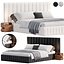 FORTE WHITE KING BED