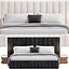 FORTE WHITE KING BED