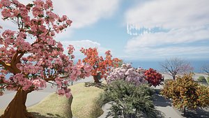Blossom Trees 3D - Pack 1