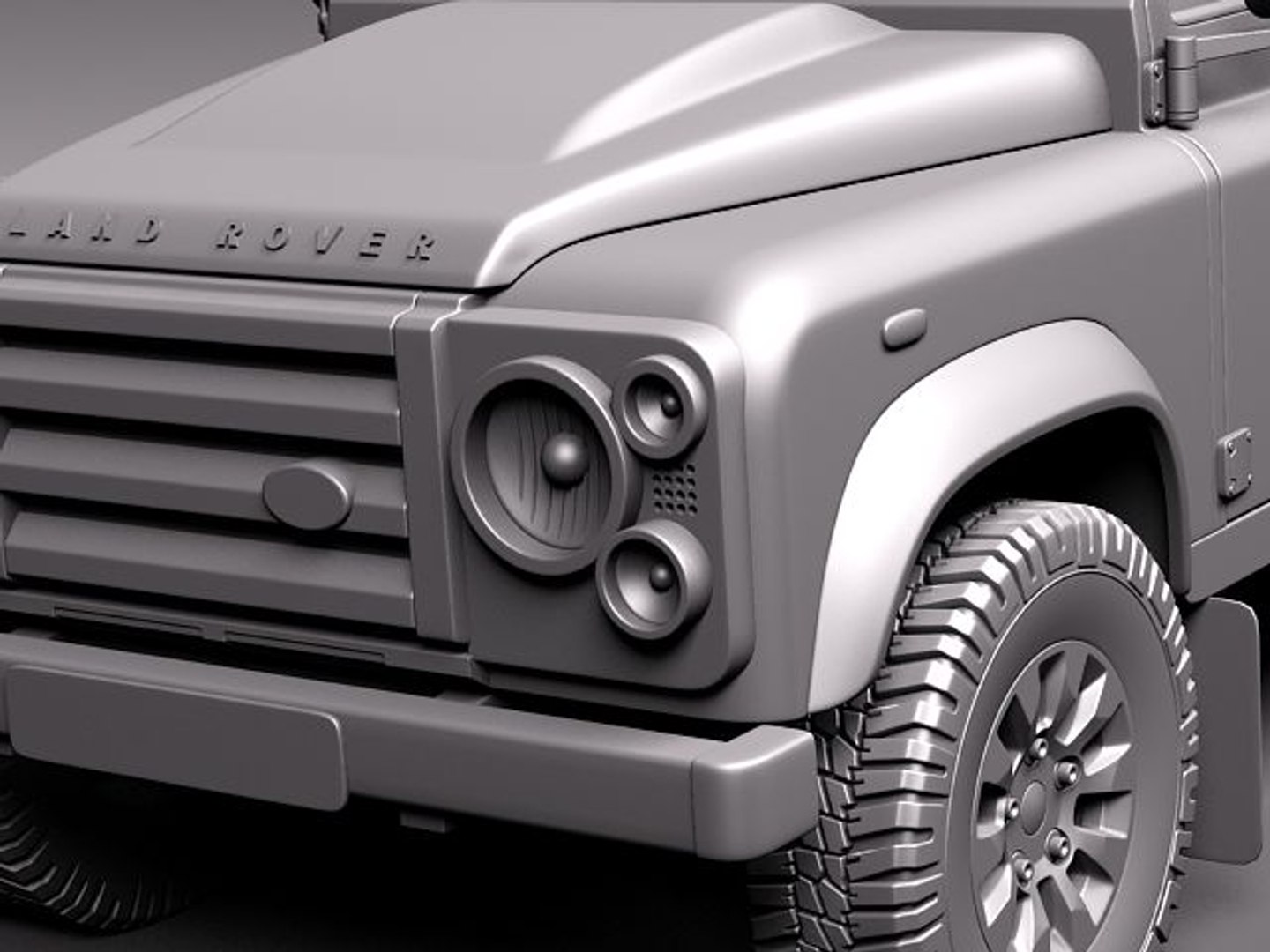 3d Landrover Land Rover Defender