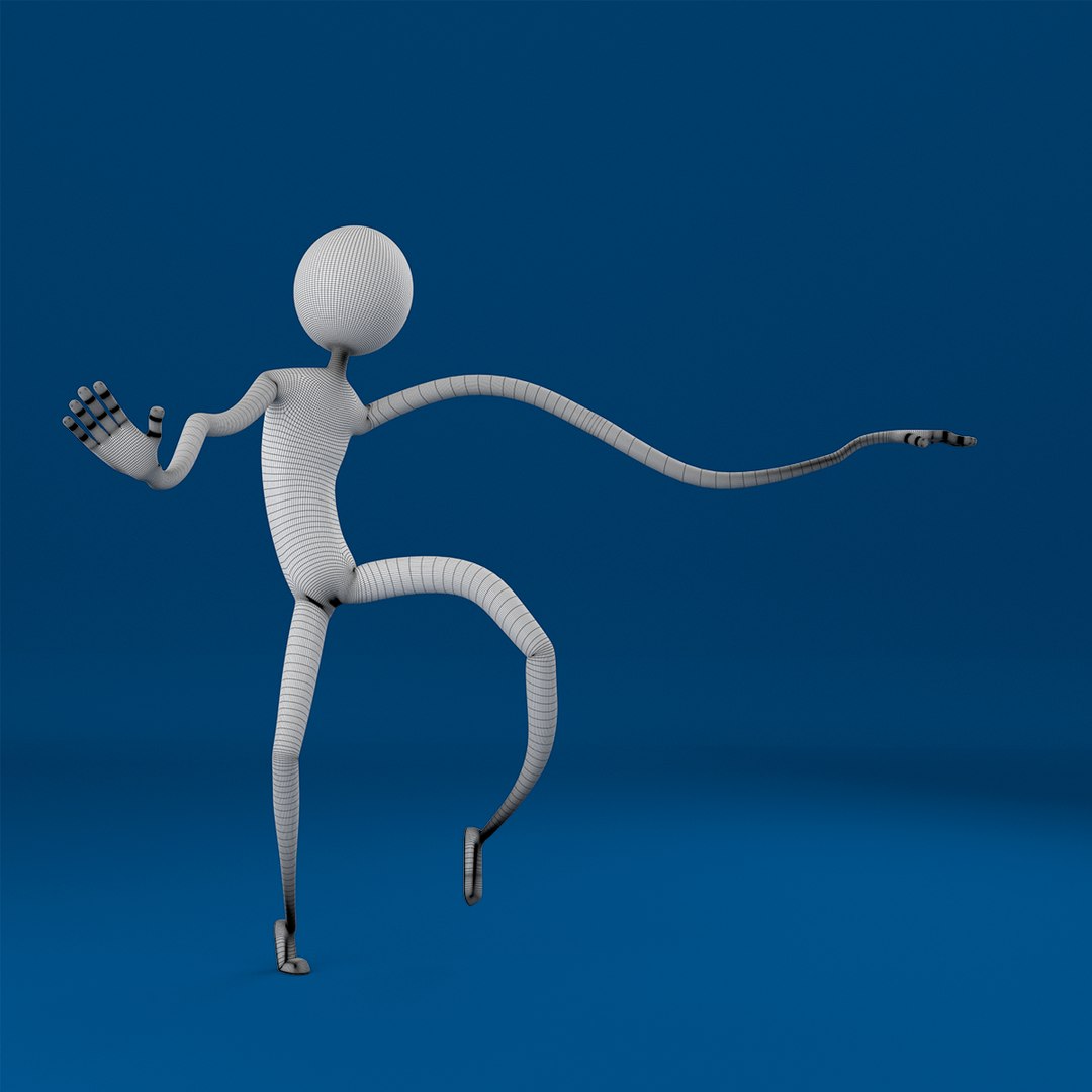 Stickman Rigged Character 3D Model - TurboSquid 1517191