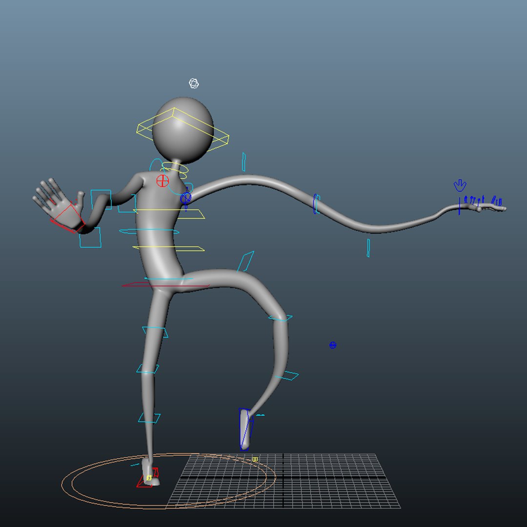 Stickman Rigged Character 3D Model - TurboSquid 1517191