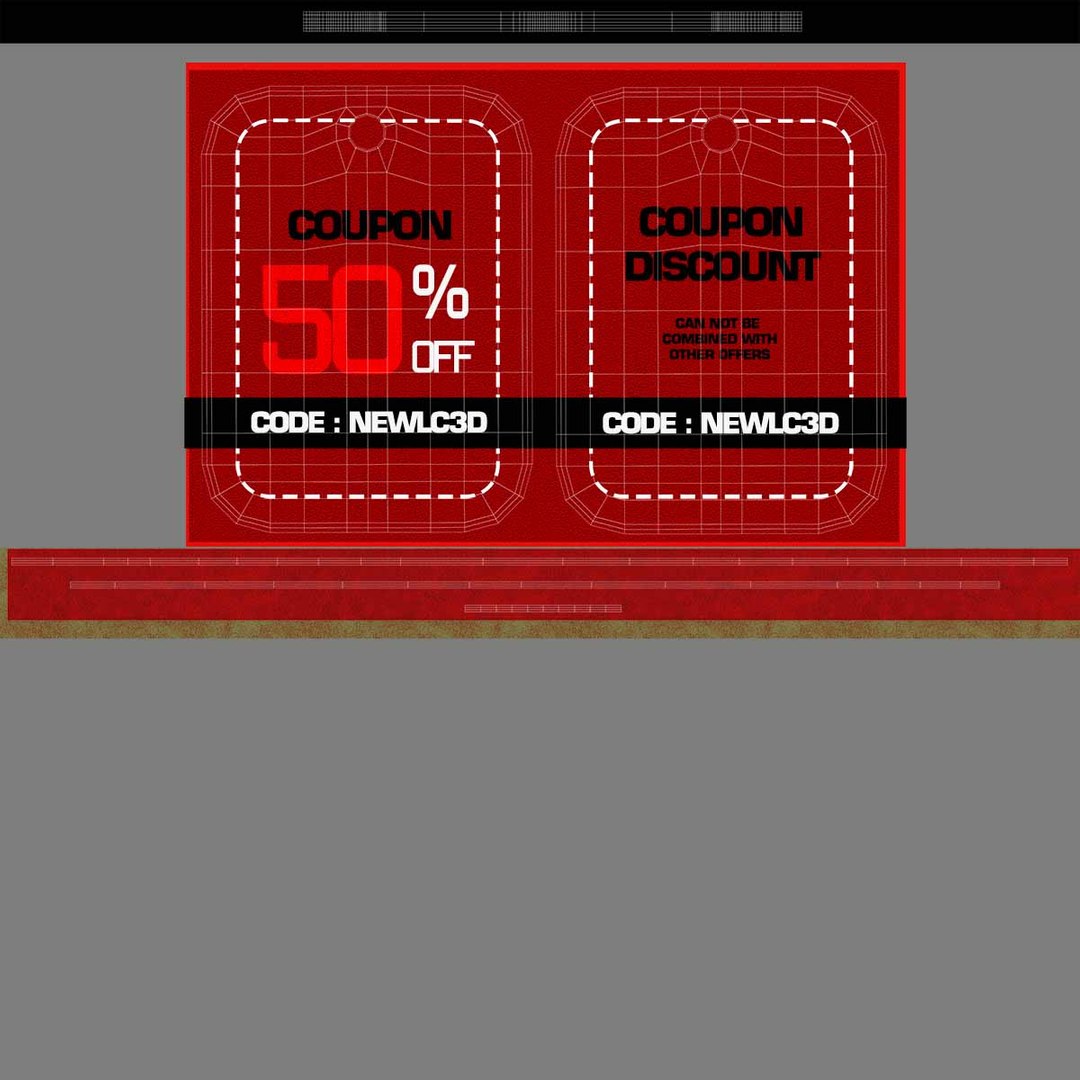 Sticker Label Product Promo Gift Model - TurboSquid 2105122