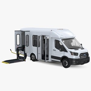 starlite transit shuttle bus 3D model