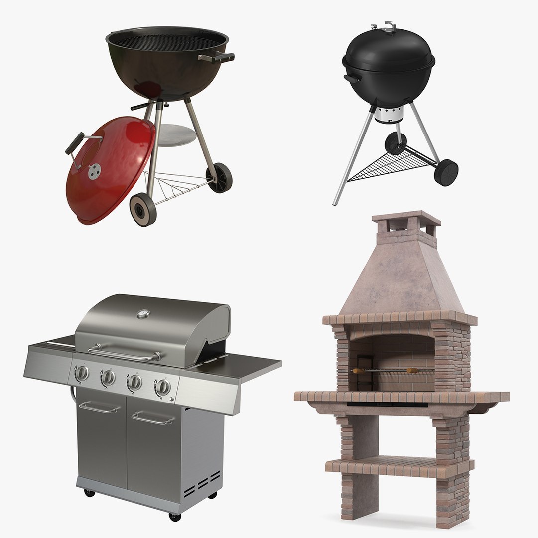 Grills 3D Models Collection 3 3D model preview