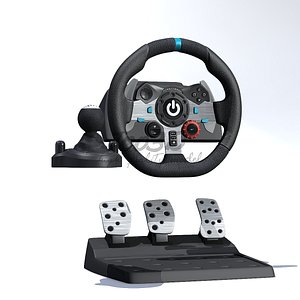 Volante Logitech G G29 Driving Force Modelo 3D $34 - .3ds .blend .c4d .fbx  .max .ma .lxo .obj - Free3D