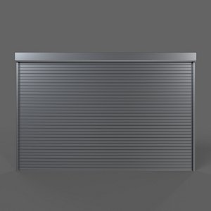 PBR Industrial Door A3 3D model