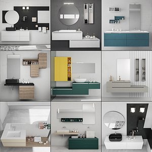 3D model bathroom furniture 4 9