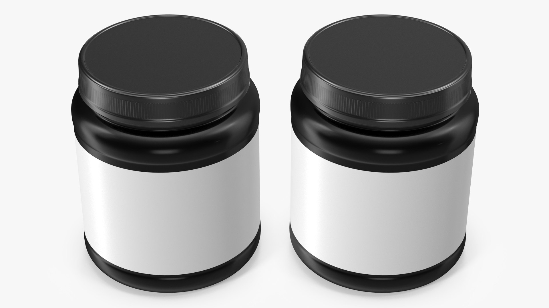 3d render of pre-workout powder in container Stock Illustration