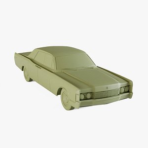 3D Lincoln Continental 1968