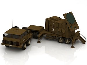 Patriot AN MPQ53 Radar Set Camo 3D