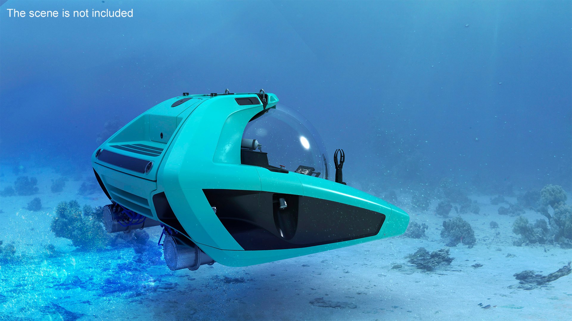 Futuristic Submersible Vehicle 3D Model - TurboSquid 2215101