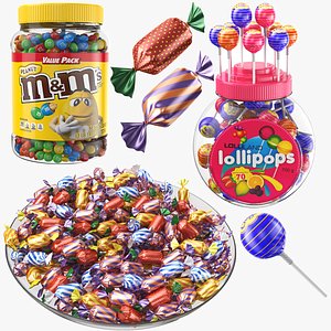 3D model Three Candies Collection