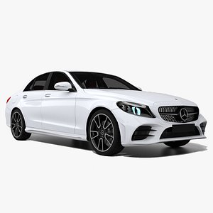 Mercedes-Benz C-Class sedan AMG W205 3D model