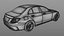 Mercedes-Benz C-Class sedan AMG W205 3D model