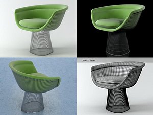 3D platner lounge chair