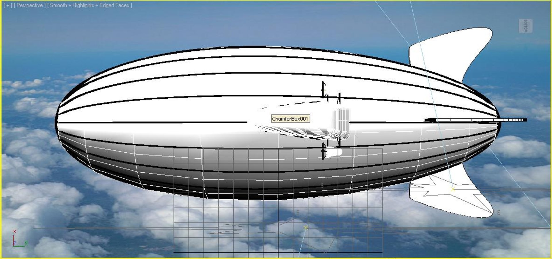 3d airship model