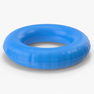 3D Blue Pool Ring