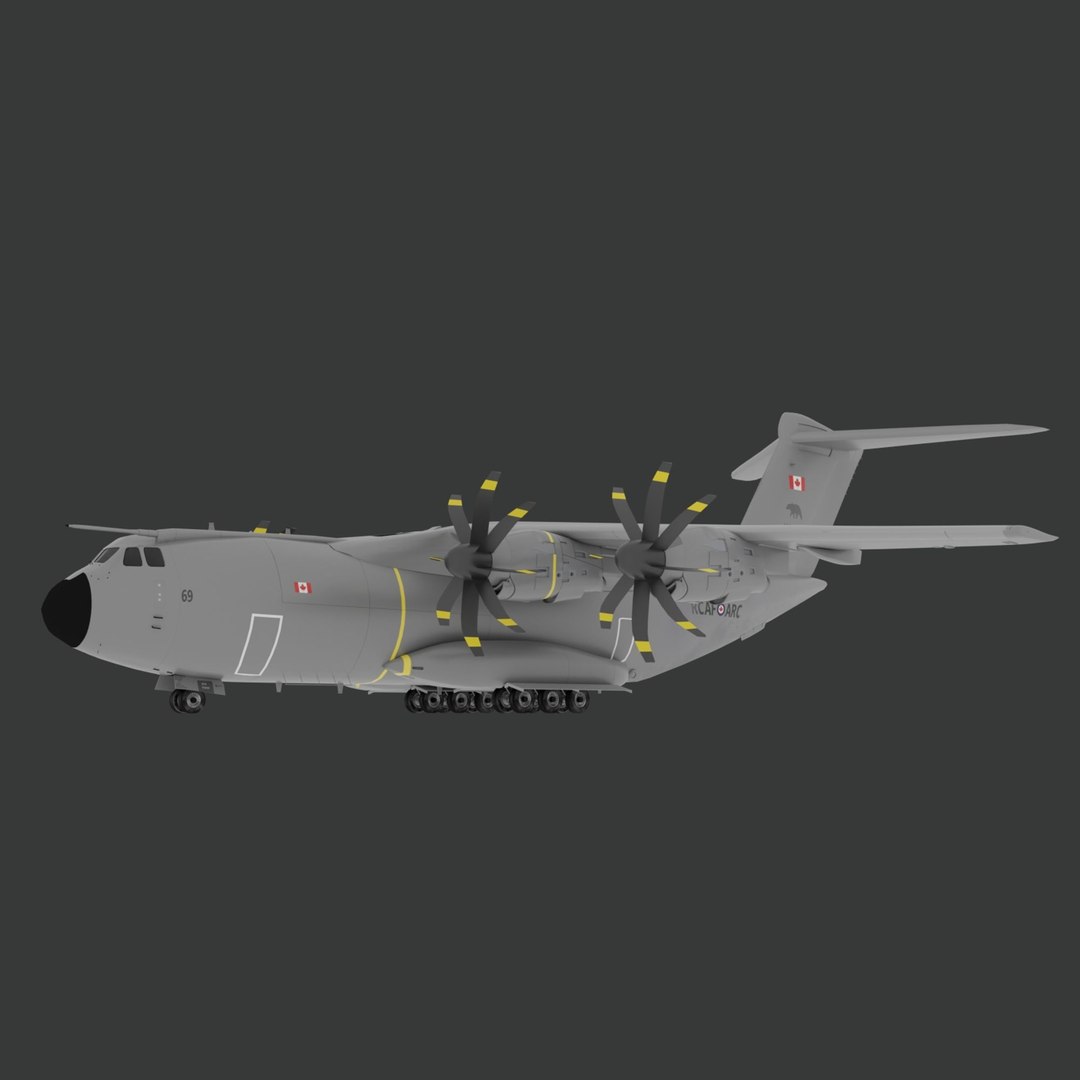 Airbus A400M 3D Model - TurboSquid 2192416