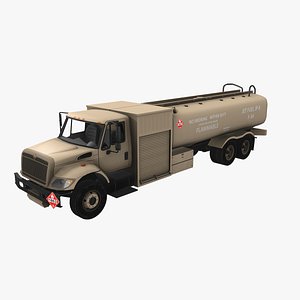 navistar international 7400 refueler 3D