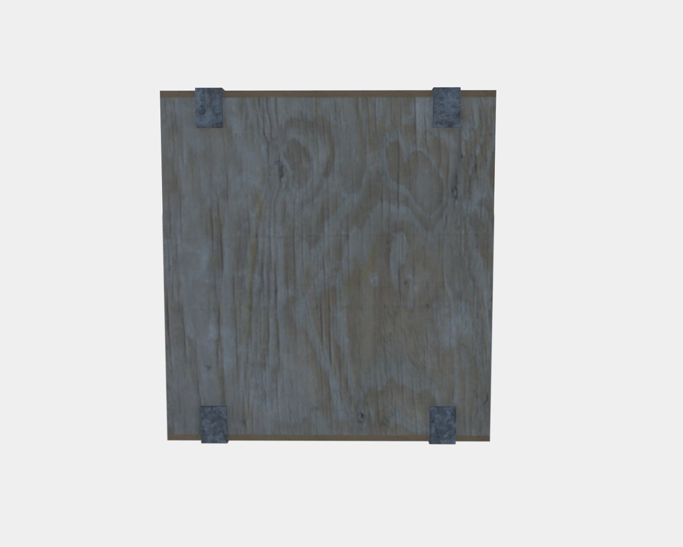 Wooden Box 3d Obj