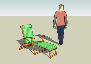 outdoor lounge chair 3ds free