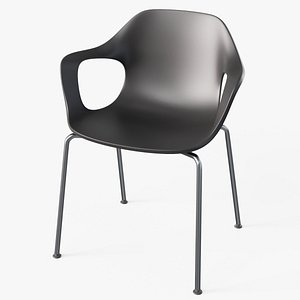 Hal Stackable Armchair Black - Modern PBR Office Chair