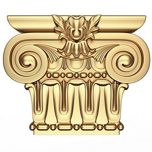 Carved Capital 01001 3D