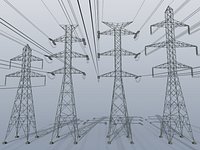 Electric power tower COLLECTION