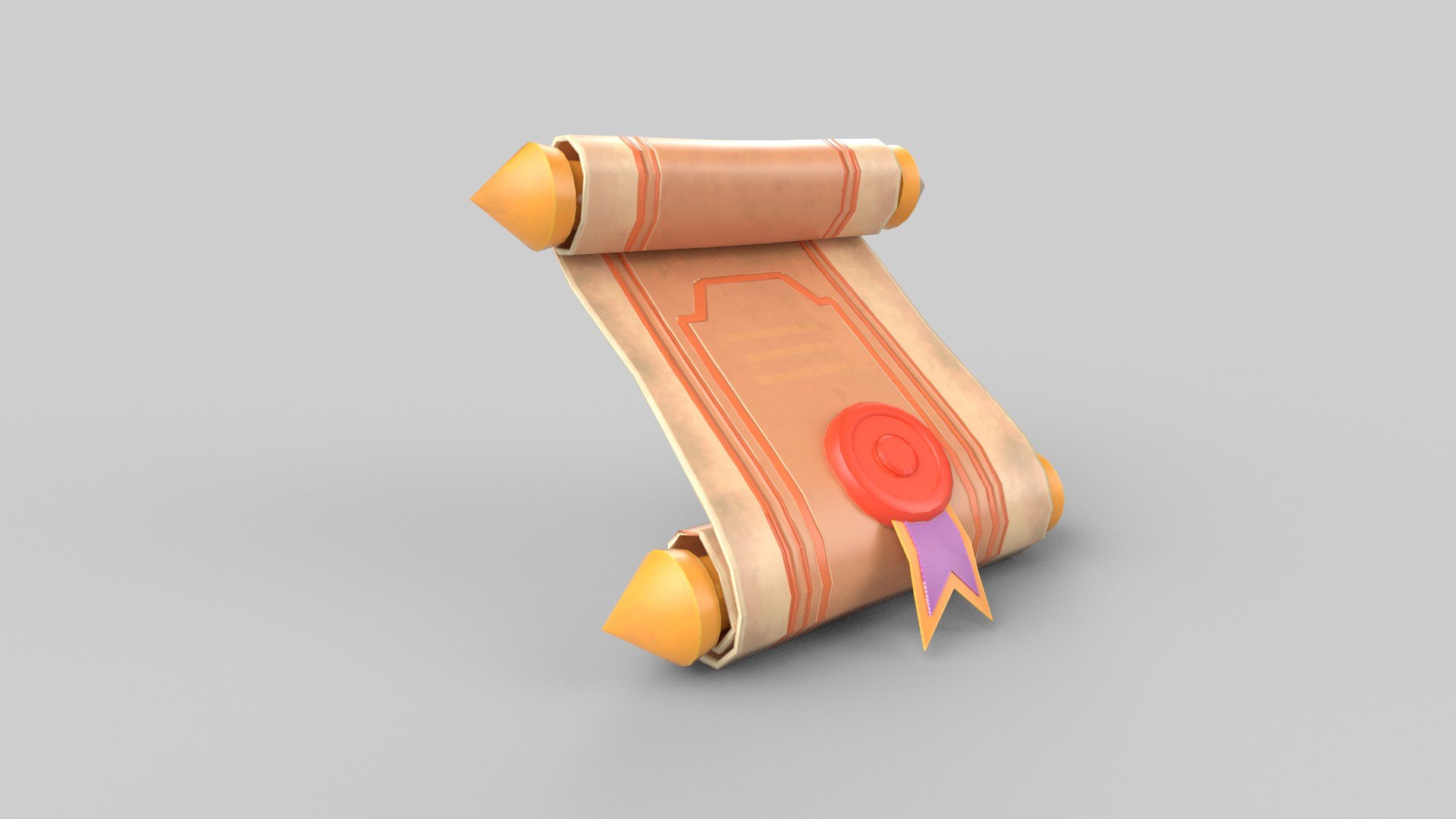 3D model scroll - TurboSquid 1843517