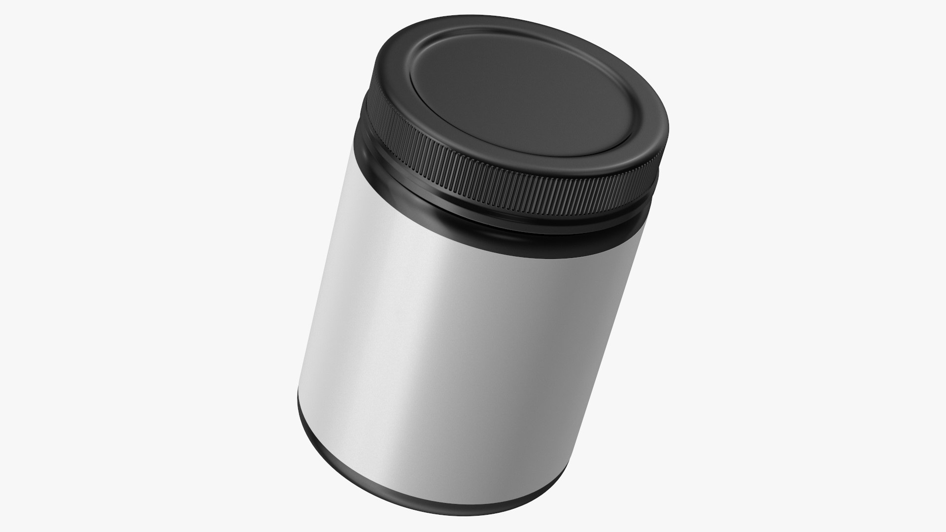 Collagen 200 Grams Jar Blank 3D model preview