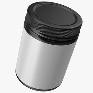 3D model Collagen 200 Grams Jar Blank