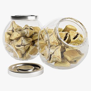 Glass jar Cookie model