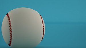 baseball ball ANTIQUE edition 3D model