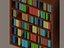 3D Bookcase model