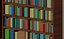 3D Bookcase model