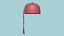 Chinesischer traditioneller Hut A01 Schwarz Rot - Charakterdesign