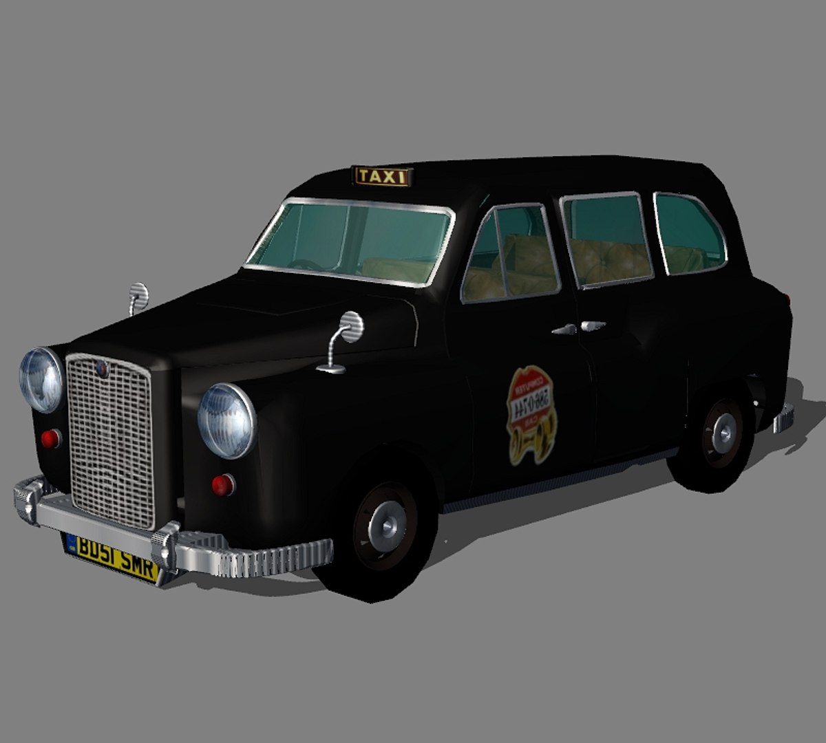 Austin Fx4 3d Model