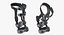 Upright Knee Brace 3D Model