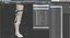 Upright Knee Brace 3D Model