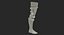 Upright Knee Brace 3D Model