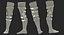Upright Knee Brace 3D Model