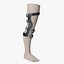 Upright Knee Brace 3D Model